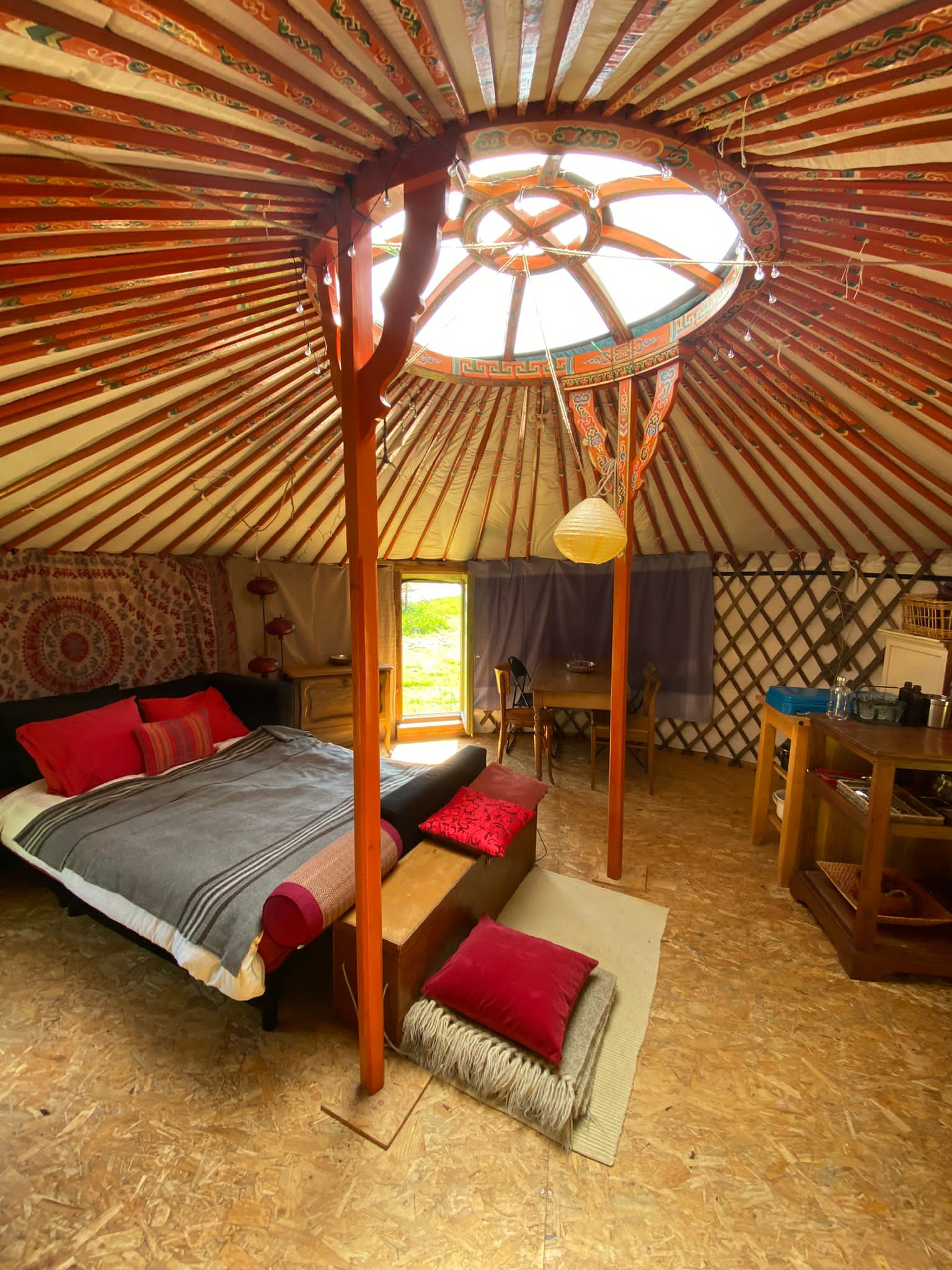 Mongoolse Yurt - Jardin Josette